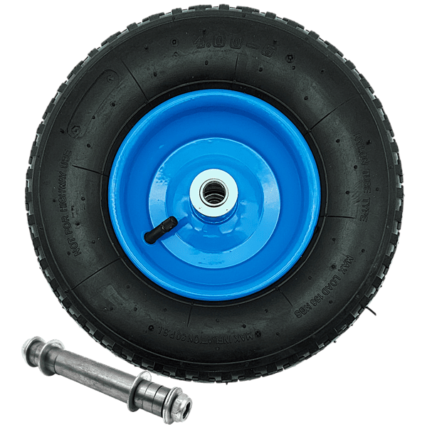 Schubkarrenrad Ersatzrad Luftrad 4.00-6 4PR Reifen 16mm Achsloch