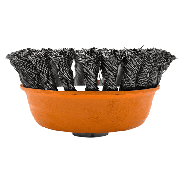 Topfbürste 125mm Rundbürste M14 HERO Drahtbürste gezopft für Winkelschleifer