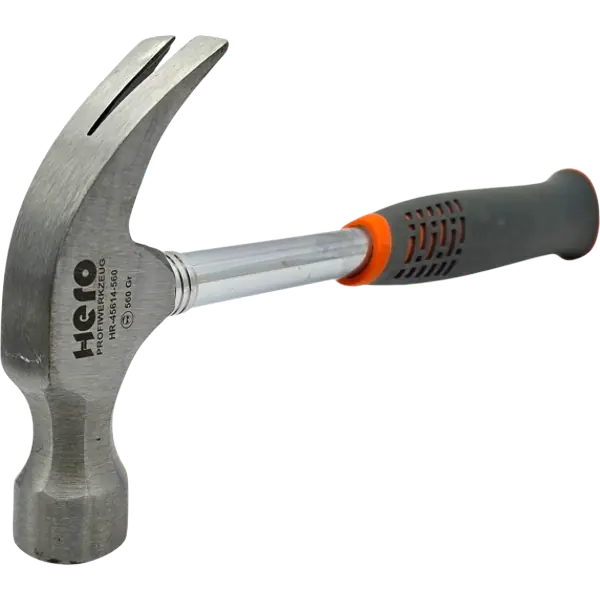 Klauenhammer Amerikanische Form Schusterhammer 560g Stahlrohrstiel HERO Premium