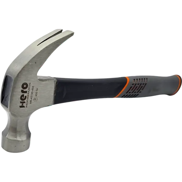Klauenhammer Schusterhammer Amerikanische Form 450g Fiberglasstiel HERO Premium