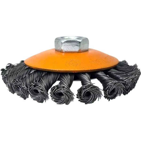 Kegelbürste Drahtbürste gezopft 100mm M14 Rundbürste HERO für Winkelschleifer