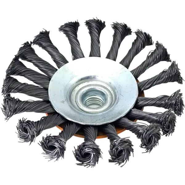 Kegelbürste Drahtbürste gezopft 115mm M14 Rundbürste HERO für Winkelschleifer