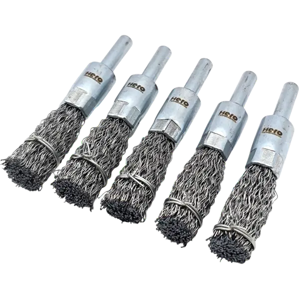 5x Pinselbürste Drahtbürste Topfbürste 12mm Rundbürste für Bohrmaschine HERO