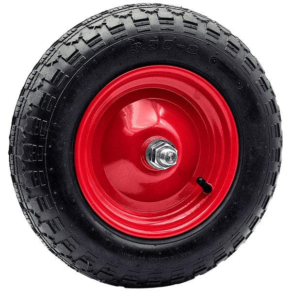 Schubkarrenrad Ersatzrad 3.5-8 Luftrad 4PR Reifen 20mm Achsloch