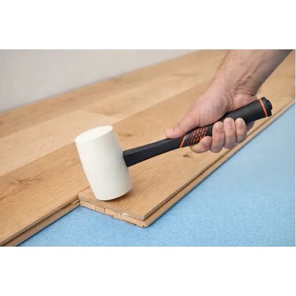 Gummihammer Fiberglasstiel Hartgummi weiß 450g HERO Professional Premium Line