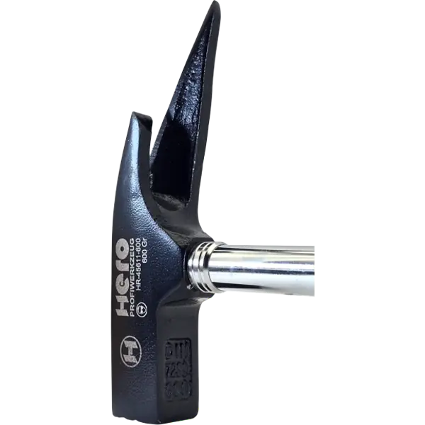 Latthammer Zimmermann Hammer 600g mit Magnet Stahlrohrstiel HERO Premium