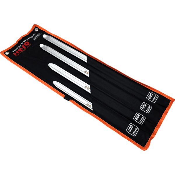 Montiereisen Reifenmontage SET 4-tlg PROFI Montierhebel 300-400-500-600mm HERO