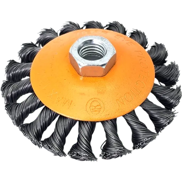 Kegelbürste Drahtbürste gezopft 100mm M14 Rundbürste HERO für Winkelschleifer