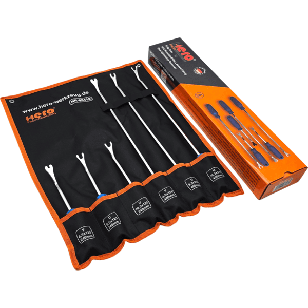 6-tlg Türverkleidung Lösewerkzeug Lösehebel Türclip Verkleidung Clip Hebel HERO