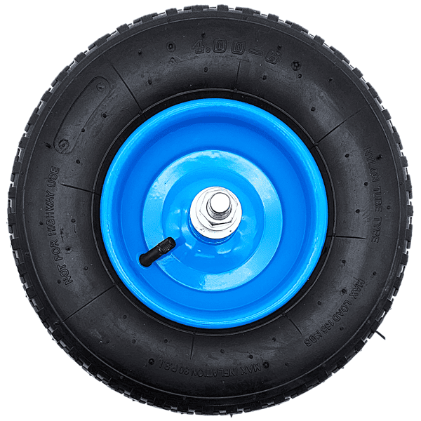 Schubkarrenrad Ersatzrad Luftrad 4.00-6 4PR Reifen 16mm Achsloch