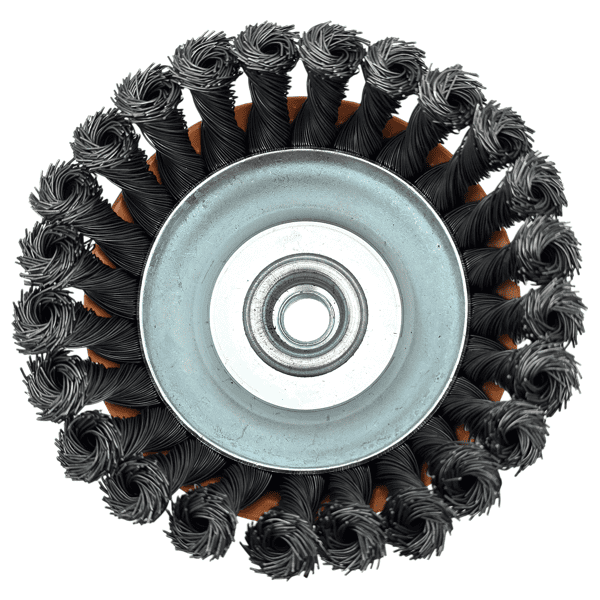 Topfbürste 125mm Rundbürste M14 HERO Drahtbürste gezopft für Winkelschleifer