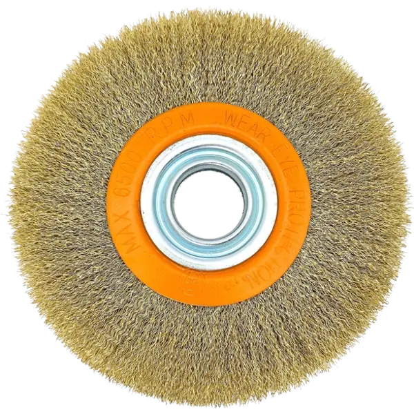 Rundbürste Schleifbock 175mm Scheibenbürste Drahtbürste Stahlbürste HERO