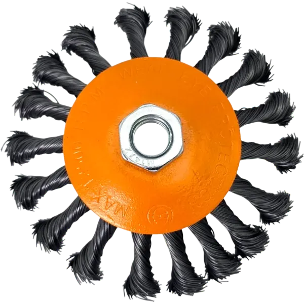 Kegelbürste Drahtbürste gezopft 115mm M14 Rundbürste HERO für Winkelschleifer