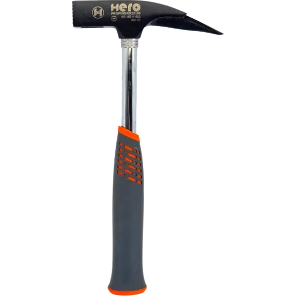 Latthammer Zimmermann Hammer 600g mit Magnet Stahlrohrstiel HERO Premium