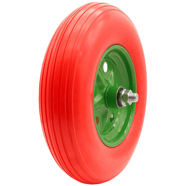 Schubkarrenrad Ersatzrad Vollgummi 4.80/4.00-8 Reifen 20mm Achsloch