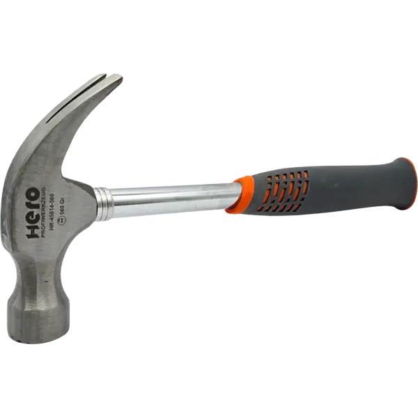 Klauenhammer Amerikanische Form Schusterhammer 560g Stahlrohrstiel HERO Premium