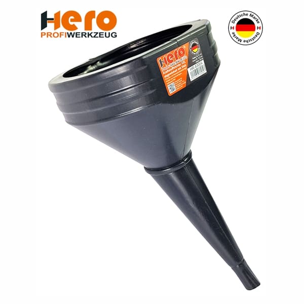 Trichter XXL Einfülltrichter Öltrichter groß 21cm mit Sieb Öltrichter KFZ