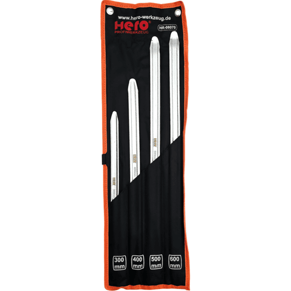 Montiereisen Reifenmontage SET 4-tlg PROFI Montierhebel 300-400-500-600mm HERO