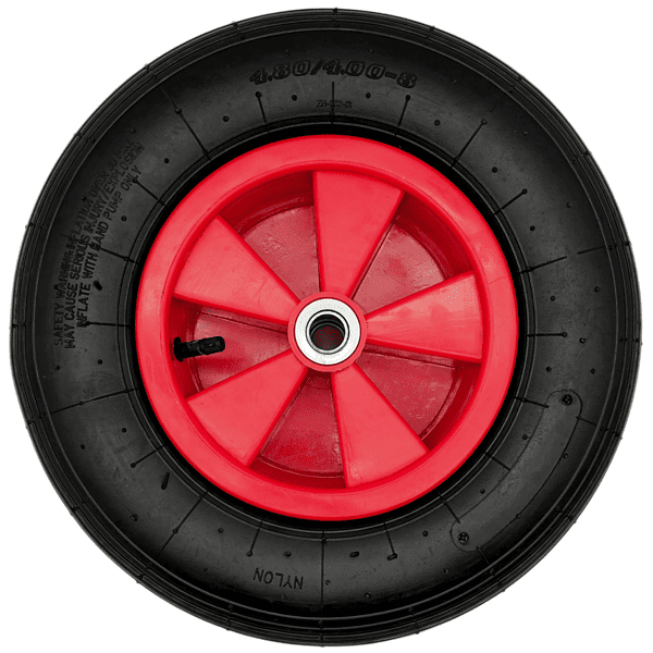Schubkarrenrad Ersatzrad Luftrad 4.80/4.00-8 4PR Reifen 20mm Achsloch