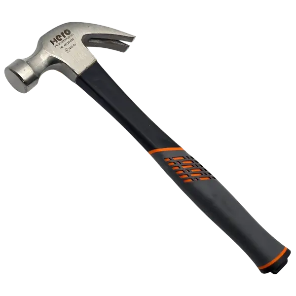 Klauenhammer Schusterhammer Amerikanische Form 450g Fiberglasstiel HERO Premium