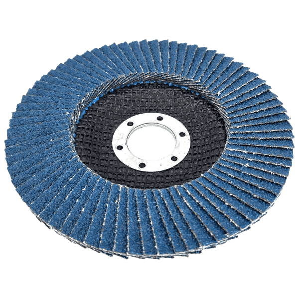 10 Fächerscheiben Zirkonia Inox 125mm Edelstahl K40 HERO Premium Lamellenscheibe