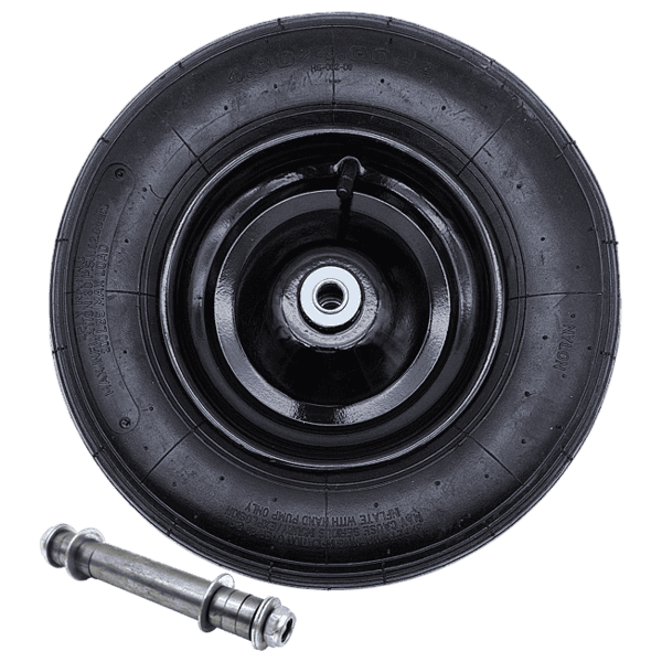 Schubkarrenrad Ersatzrad Luftrad 4,80/4.00-8 2PR Reifen 16mm Achsloch