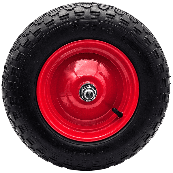 Schubkarrenrad Ersatzrad 3.5-8 Luftrad 4PR Reifen 20mm Achsloch