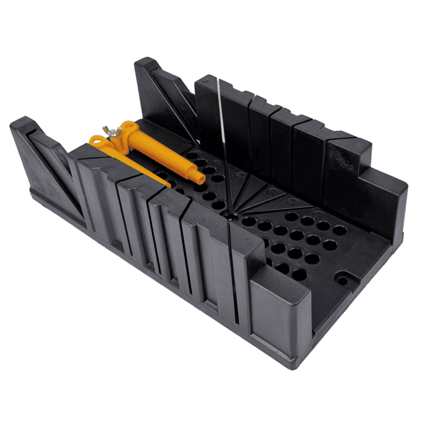 Schneidlade Gehrungslade mit Haltenocken ABS Kunststoff 325x165x95mm