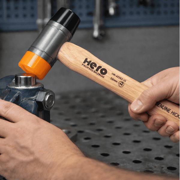 Schonhammer Ausbeulhammer PU & Nylon Schlagkopf 35mm Hammer HERO Premium