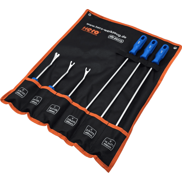 6-tlg Türverkleidung Lösewerkzeug Lösehebel Türclip Verkleidung Clip Hebel HERO