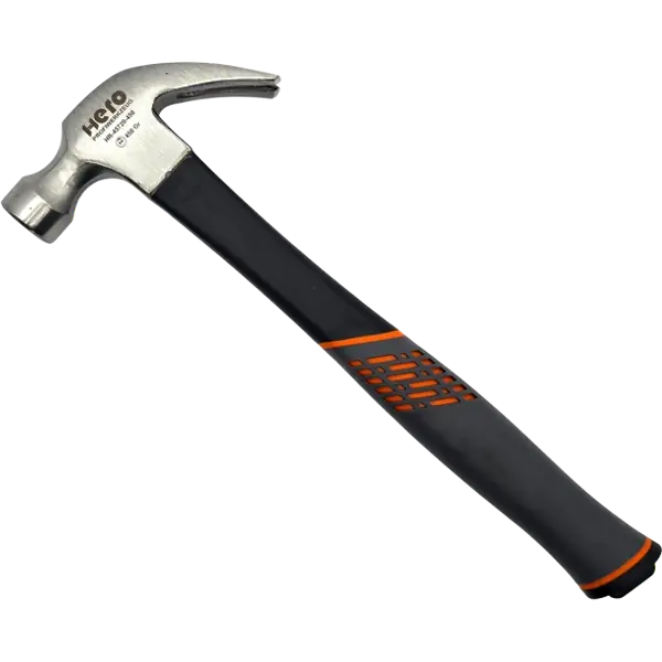 Klauenhammer Schusterhammer Amerikanische Form 450g Fiberglasstiel HERO Premium