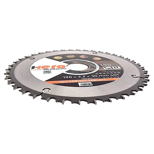 Kreissägeblatt 190 x 30/20 mm 40Z Nagelfest Bauholz Profi HM Sägeblatt TCT