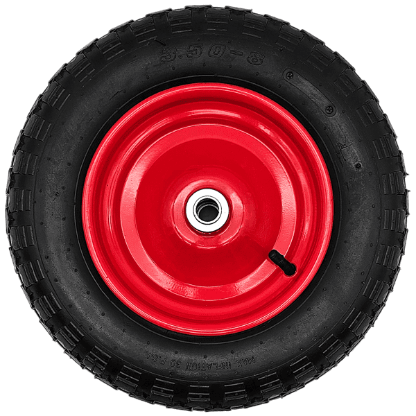 Schubkarrenrad Ersatzrad 3.5-8 Luftrad 4PR Reifen 20mm Achsloch