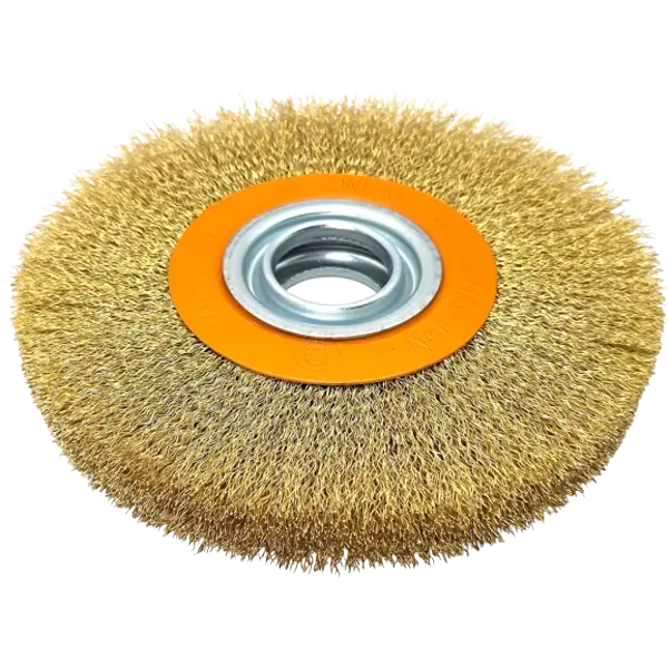 Rundbürste Schleifbock 175mm Scheibenbürste Drahtbürste Stahlbürste HERO