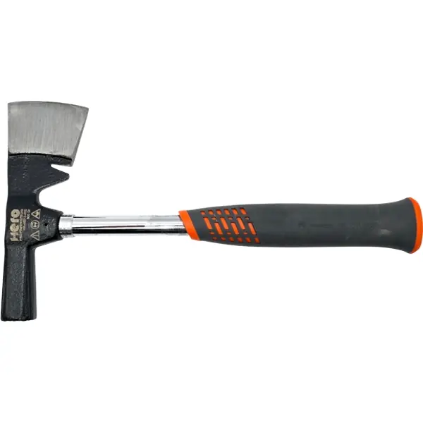 Gipserbeil Maurerbeil Handbeil Hammer Axt 600g Stahlrohrstiel HERO Premium