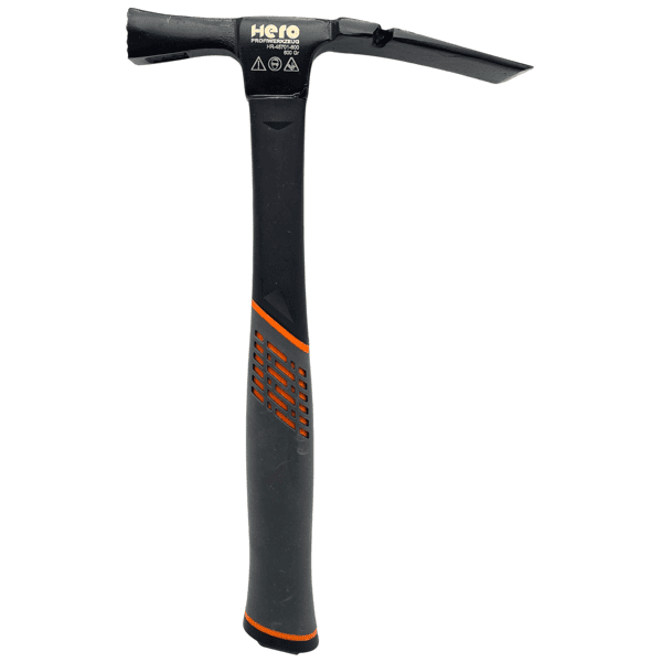Profi Maurerhammer Zimmererhammer 600g Berliner Form Fiberglasstiel HERO Premium