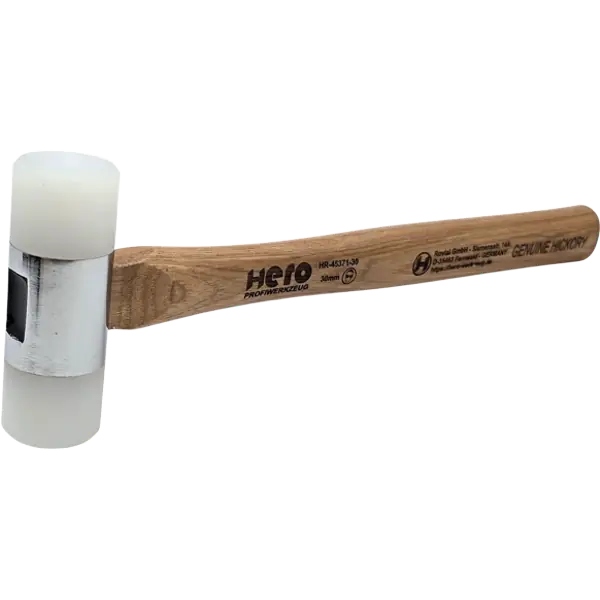 Schonhammer Ausbeulhammer Nylon Schlagkopf 30mm Hickory HERO Premium Hammer