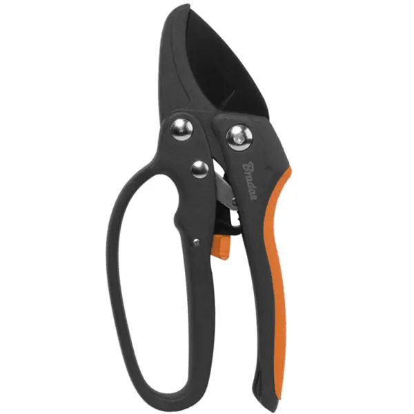 Gartenschere Metall Astschere Rosenschere Amboss 18cm Schere Äste Zahnradschere