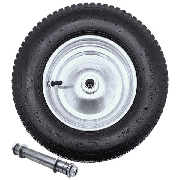 Schubkarrenrad Ersatzrad Luftrad 4.80/4.50-8 6PR Reifen 20mm Achsloch