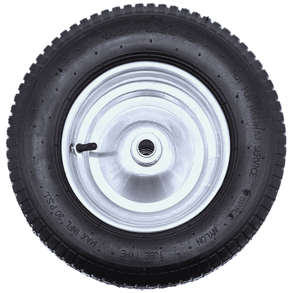 Schubkarrenrad Ersatzrad Luftrad 4.80/4.50-8 6PR Reifen 20mm Achsloch