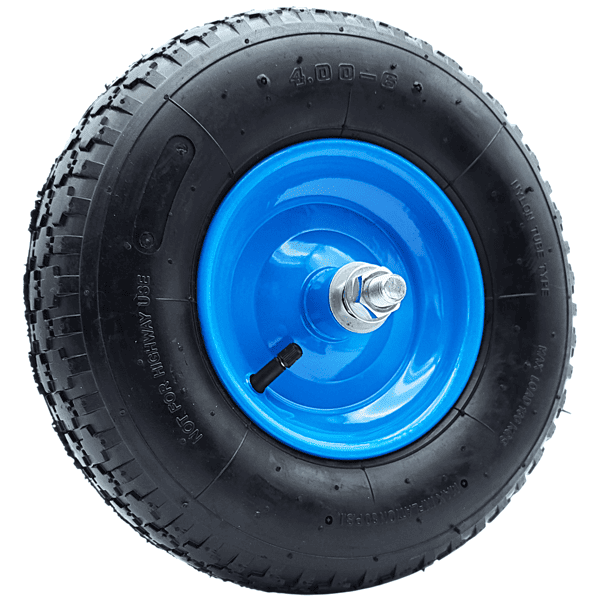 Schubkarrenrad Ersatzrad Luftrad 4.00-6 4PR Reifen 16mm Achsloch