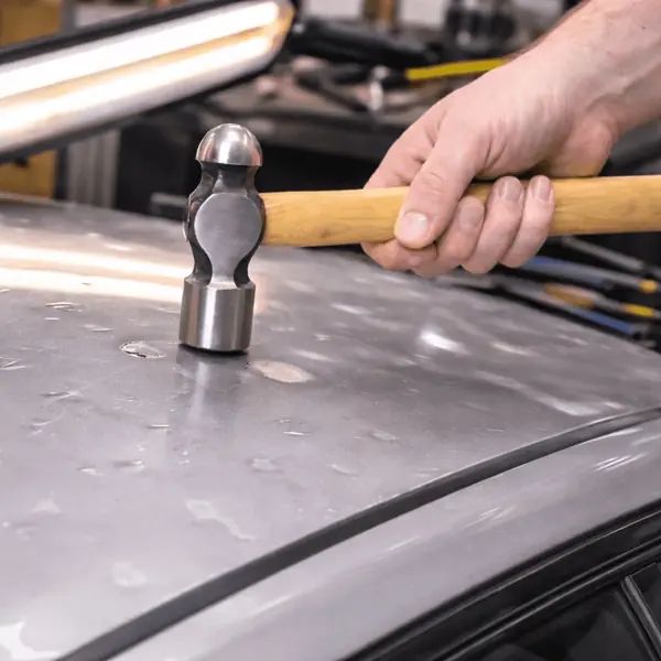 Ausbeulhammer Kugelhammer 680g Ingenieurhammer Holz-Stiel HERO Professional