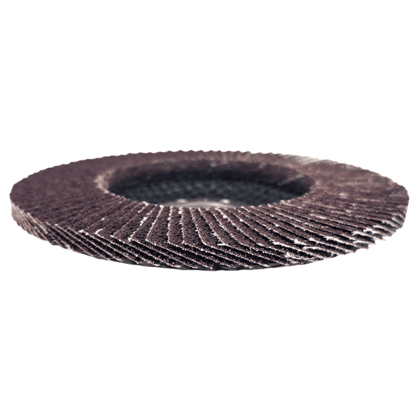 10x Fächerschleifscheibe 125mm K60 ALU OXIDE HERO Premium Lamellenscheibe