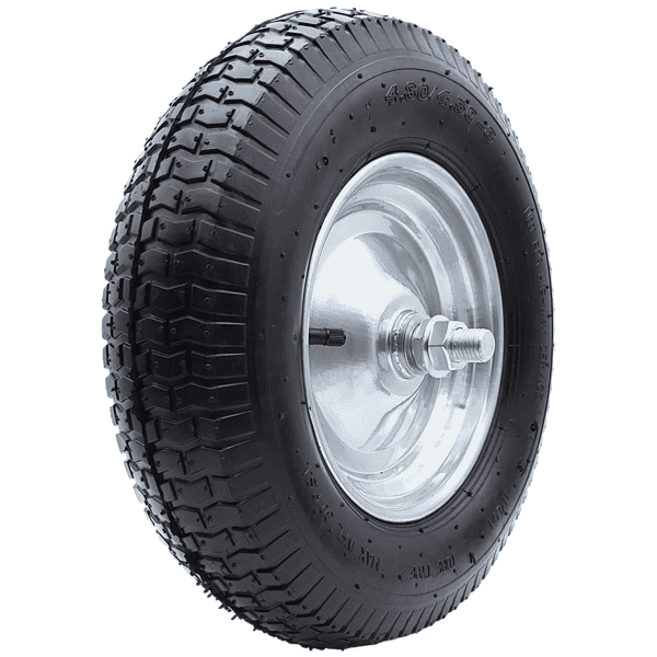 Schubkarrenrad Ersatzrad Luftrad 4.80/4.50-8 6PR Reifen 20mm Achsloch