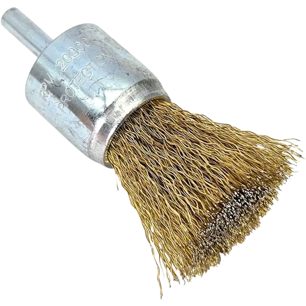 5x Pinselbürste Drahtbürste Messing 30mm Rundbürste für Bohrmaschine HERO