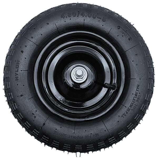 Schubkarrenrad Ersatzrad Luftrad 4,80/4.00-8 2PR Reifen 16mm Achsloch