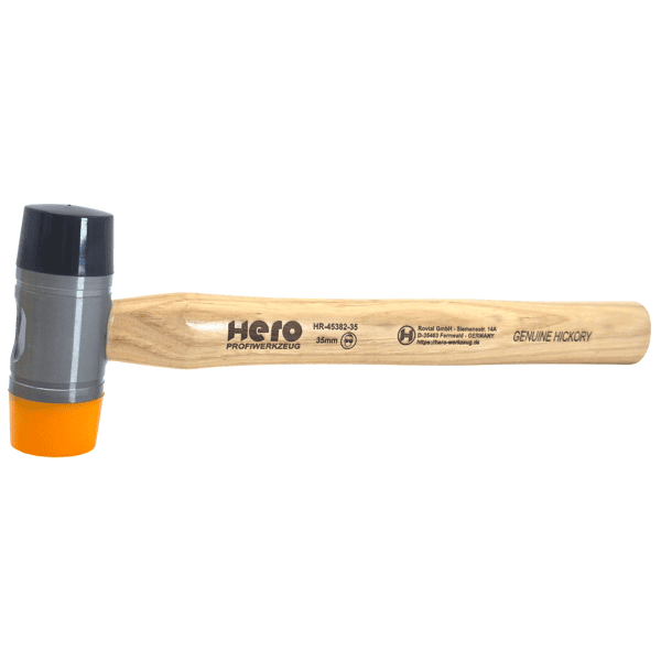 Schonhammer Ausbeulhammer PU & Nylon Schlagkopf 35mm Hammer HERO Premium