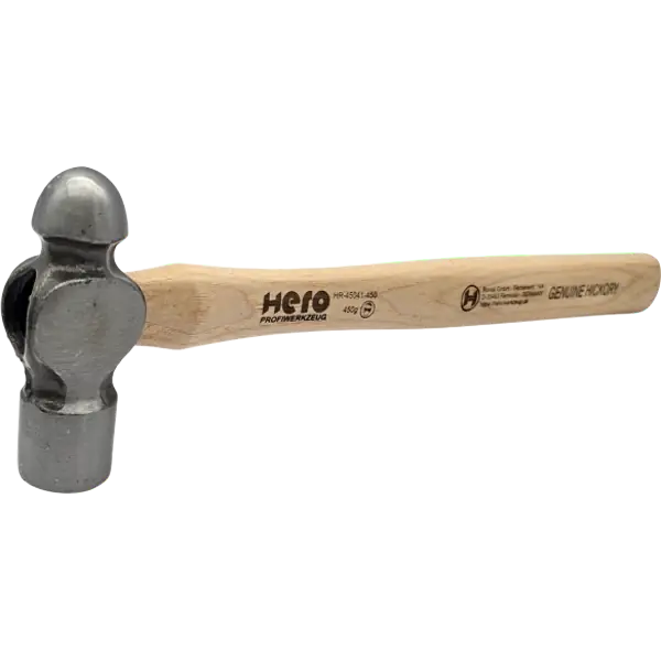 Ausbeulhammer Kugelhammer 450g Ingenieurhammer Hickory-Stiel HERO Professional
