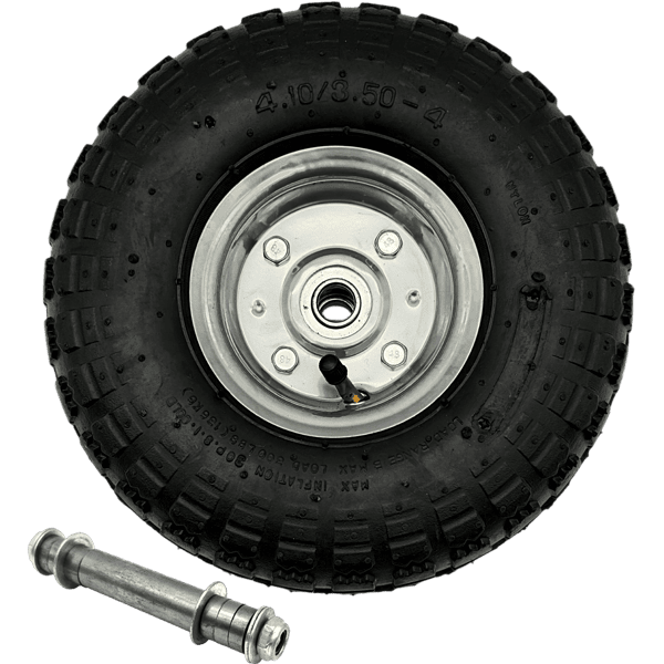 Sackkaren Ersatzrad Luftrad 4.10/3.50-4 4PR Reifen 16mm Achsloch Kompressor