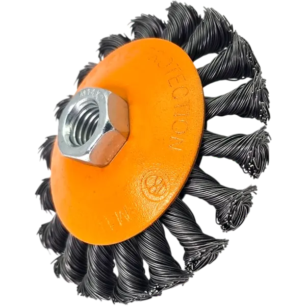 Kegelbürste Drahtbürste gezopft 100mm M14 Rundbürste HERO für Winkelschleifer